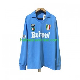 SSC Napoli 1987 Voetbalshirts Retro Thuis 1988 - LS